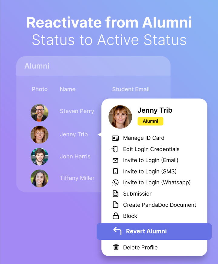 Reconnect and Network with Peers