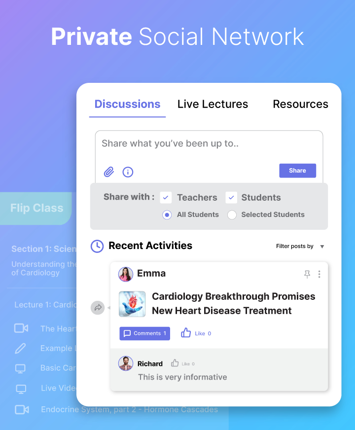 Private Social Network