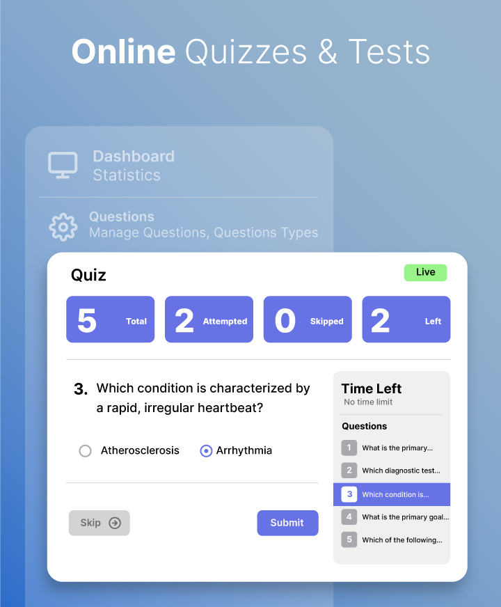 Online Quizzes & Tests