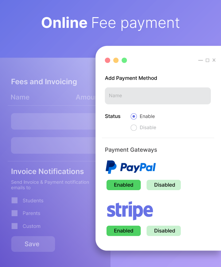 Online Fee Payment